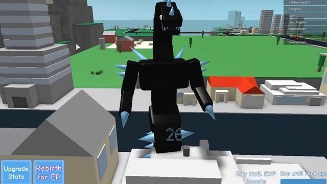 Обзор карт в роблокс (Godzilla Simulator) смотреть онлайн