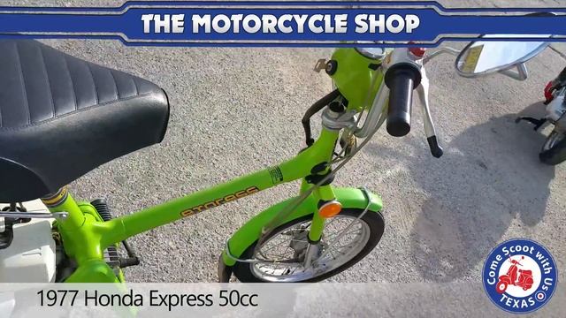 1977 honda express 50cc used retro moped смотреть онлайн