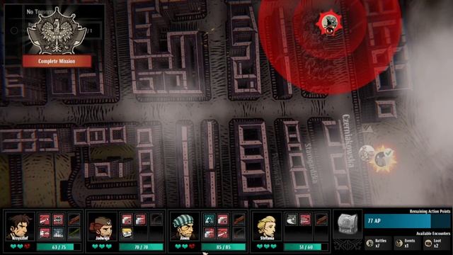 Warsaw Showcase: World War II Attrition Strategy Rogue-like