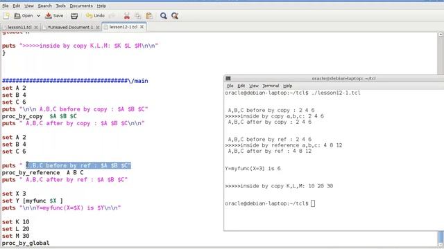 Programming in Tcl/Tk Lesson 12 Procedures, Functions, and Variable Scope. (English Version) смотреть онлайн