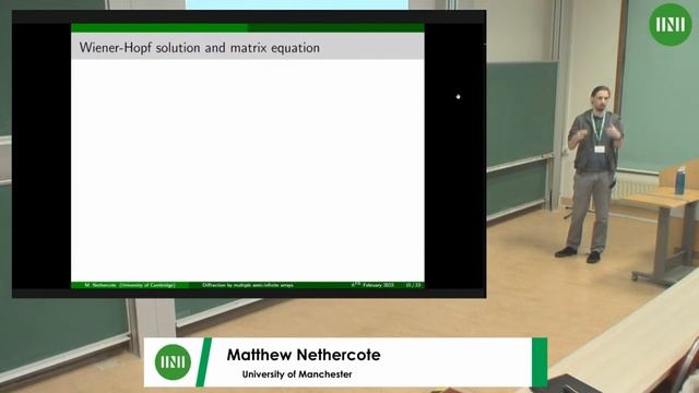 Dr. Matthew Nethercote | Diffraction of acoustic waves by multiple semi-infinite arrays смотреть онлайн