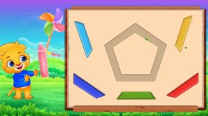 Собираем разноцветные геометрические фигуры | Развивающий мультфильм для детей
