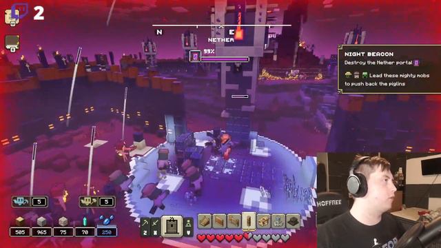THE PIGLINS ARE ATTACKING! Minecraft Legends #1 w/ LillyKitty0513 and Conman03 смотреть онлайн
