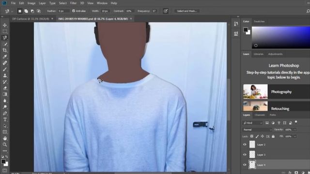 Cartoon Avatar Tutorial Adobe Photoshop (2018) ! смотреть онлайн