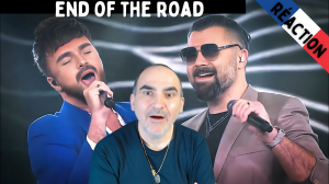 Александр Панайотов и Алексей Чумаков - "End of the road". Шоу "Дуэты" ║ Réaction Française