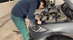 Hyundai Elantra VI установка светодиодных ламп ближний дальний птф Элантра 2016