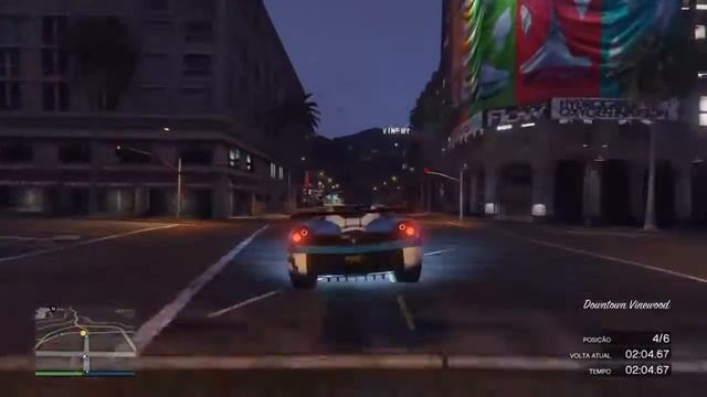 GTA 5 Online Corrida irada com roda gigante e naves espaciais!