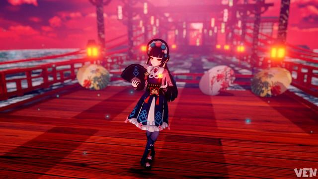 【MMD Genshin Impact】 SEND THE MOON / 寄明月 【Yun Jin】 смотреть онлайн