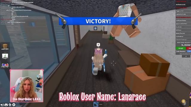 PLAYING ROBLOX (MM2 1V1s, GODS WILL, AND MORE) смотреть онлайн