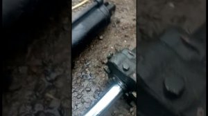 МТЗ, заменили цилиндр и устранили теч в задней полуоси.