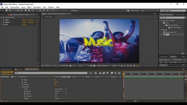 React to Music in Adobe After Effects | Audio Reacting Background смотреть онлайн