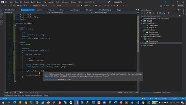 Serializing a Class in C# смотреть онлайн