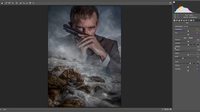 Photoshop Mixing Cloud waves Tutorial смотреть онлайн