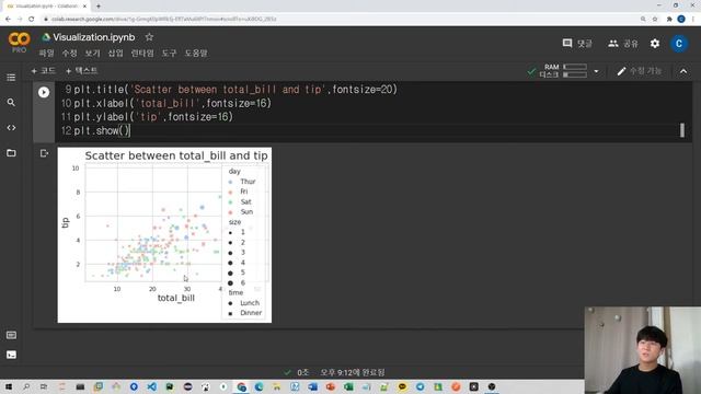 [python] matplotlib과 seaborn 라이브러리를 활용한 데이터 시각화 (#3_4) смотреть онлайн
