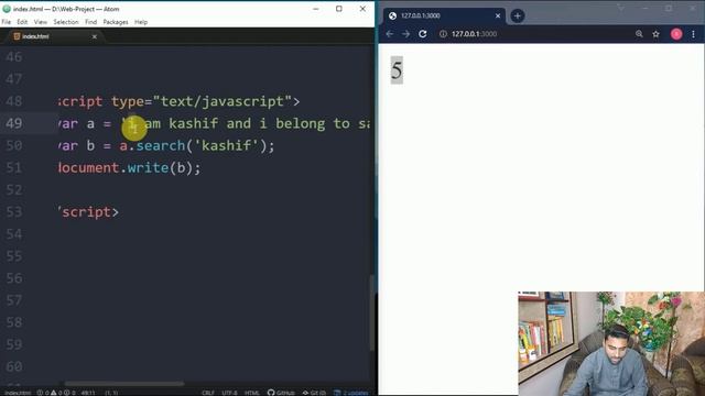 WEB DEVELOPMENT | SEARCH AND MATCH METHOD | CLASS 89 | JAVASCRIPT | SHAN DEVELOPERS смотреть онлайн