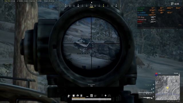 PUBG | RX 6600 8GB With I5 12400F | 1080p Very Low Settings + Latest AMD Driver 23.7.1 !