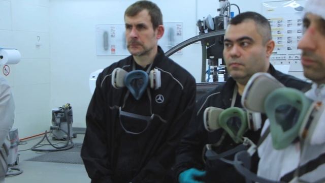Современные технологии покраски автомобилей Mercedes | Тренинг ARS на оборудовании Sagola, Devilbis смотреть онлайн