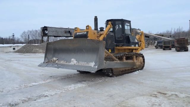 Бульдозер Shantui SD 32 от компании "ТЕХНИК" смотреть онлайн