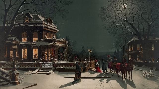 Vintage Christmas Art for TV• Christmas Ambience • Vintage Art for TV • 2 hours of HD painting смотреть онлайн