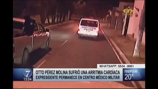 Otto Pérez Molina sufrió arritmia cardíaca смотреть онлайн