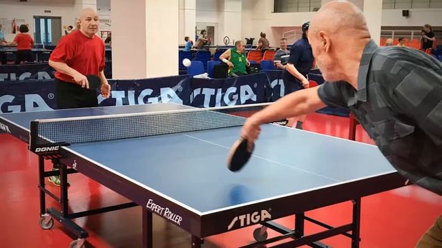 Соревнования по настольному теннису среди пенсионеров смотреть онлайн