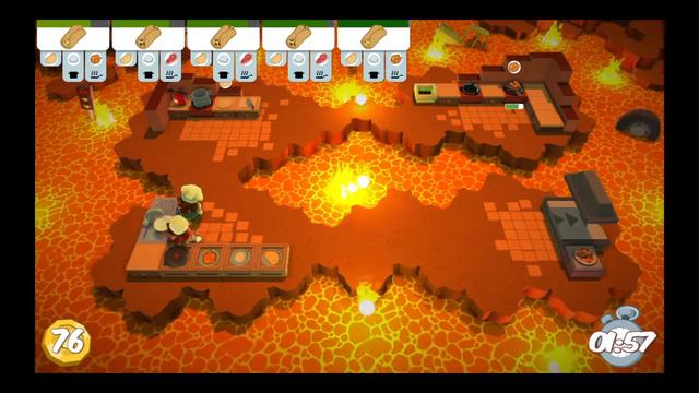 Overcooked 5-2 Lava level смотреть онлайн