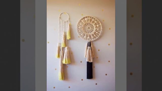 Easy Top Trending 2023 DIY Macrame Boho Macrame Rope Moon Light Dream Catcher Design Ideas смотреть онлайн