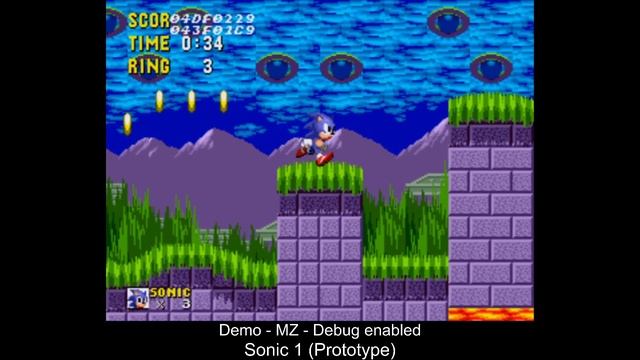 Sonic 1 Prototype - Demo Behavior Manipulation смотреть онлайн