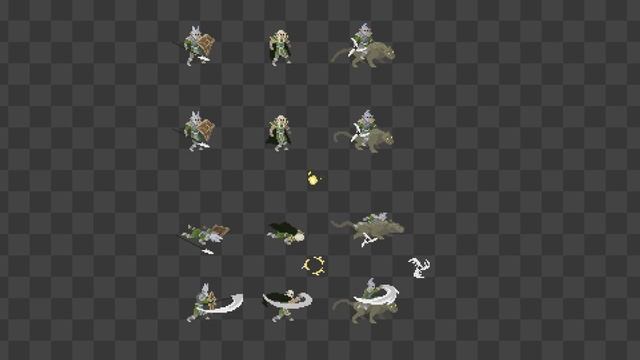 Elf 2 - Top Down Pixel Art Character Game Assets смотреть онлайн