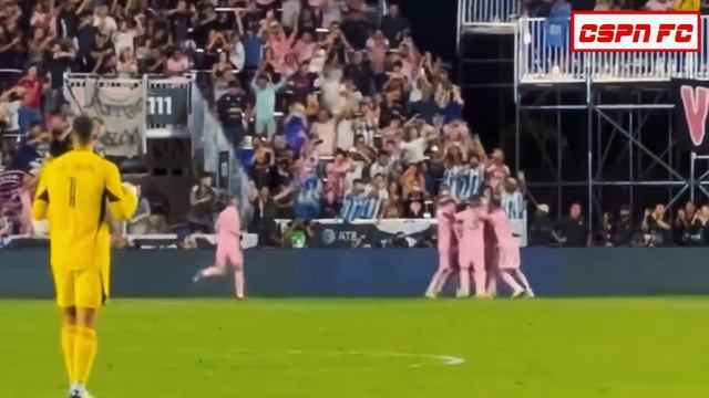 Crazy reaction to Messi's last-minute free kick - Serena Williams, Beckham смотреть онлайн