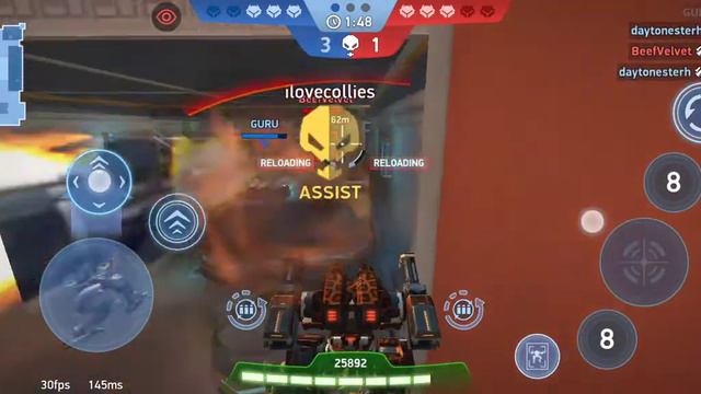 guardian killer combination with missile rack 8 mech arena game play смотреть онлайн