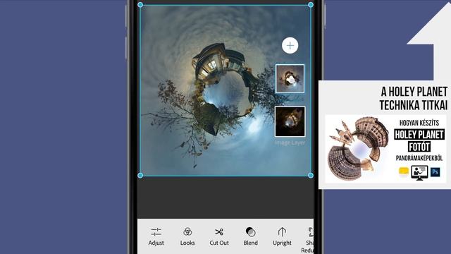 Hogyan készíts 360 fokos "Holey Planet" fotót mobiltelefonnal, Photoshop Mix segítségével | Gaba_VR смотреть онлайн
