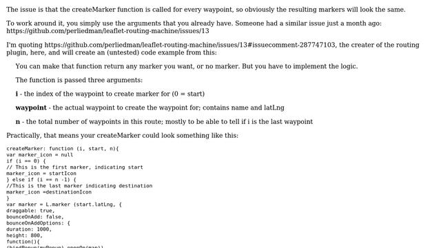 GIS: Leaflet routing control change marker icon (3 Solutions!!) смотреть онлайн