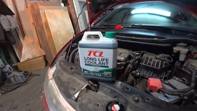 Замена антифриза. Honda Civic 5D (R18A)