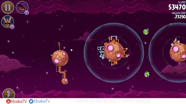 Angry Birds Space - Level 9-27 Brass Hogs Walkthrough (3 Stars) смотреть онлайн