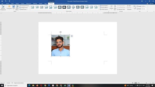 Passport Size Photo in MS Word | Create Pictures in MicrosoftWord|| MS word Mai Photo Kaisy Banaye смотреть онлайн