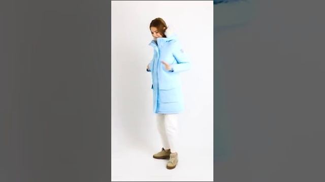 Женская парка DASTI Montblanc Land Baby Blue 804DS201962121 смотреть онлайн