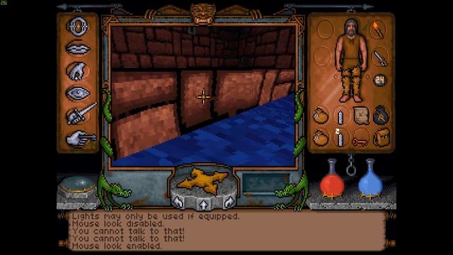 Ultima Underworld: 30 minutes of gameplay (1080P) смотреть онлайн