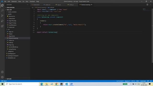 React JS Part 7 Create your own component extending from Component class||Varteta Learning Platform смотреть онлайн