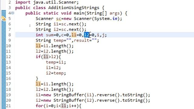Addition using Strings|Logic Building Programs смотреть онлайн