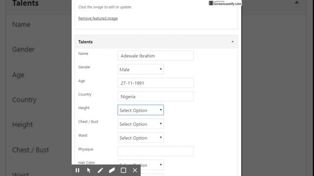 How to create portfolio on Julia.com.ng Model and usher showcase platform смотреть онлайн