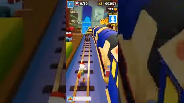 игра Subway Surf новогодние обновление мобильная игра для всех детей (видео для детей) смотреть онлайн