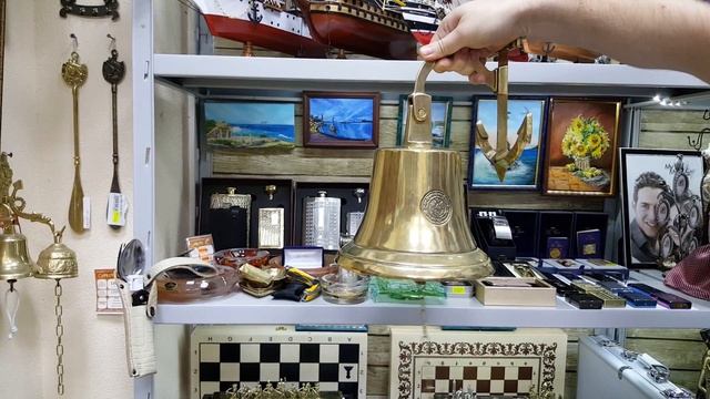Колокол корабельный D=21 см, 21*21*23 см. смотреть онлайн