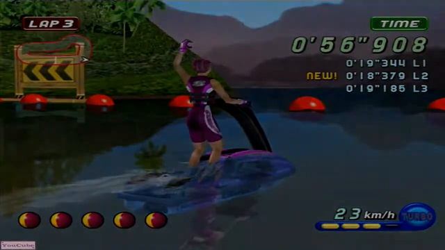 Wave Race Blue Storm - Lost Temple Lagoon N - Time Trial смотреть онлайн