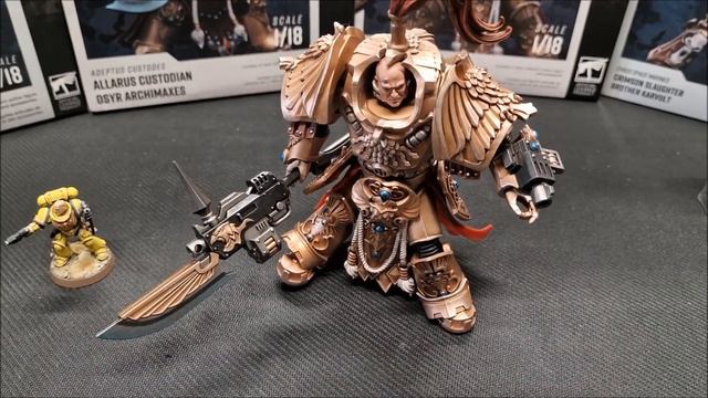 JOYTOY 1/18th Scale Official Warhammer 40K Action Figures Review: Custodes & Chaos Space Marines