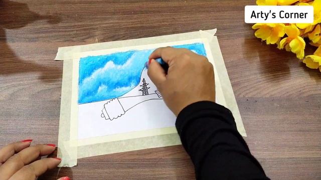 How to draw save energy poster chart drawing for competition ( very easy) step by step смотреть онлайн