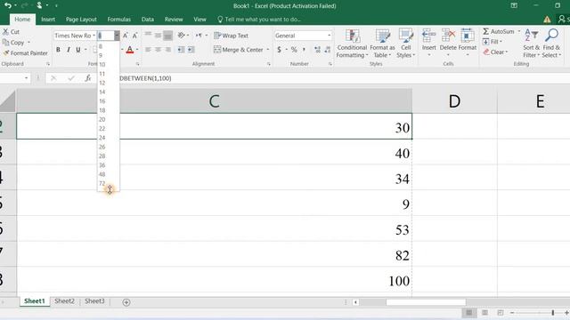 Excel Tutorial 8 How to apply borders, increase font maximum font size and minimum size how to bold смотреть онлайн