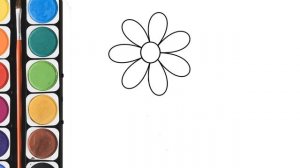 как нарисовать цветок поэтапно легко
