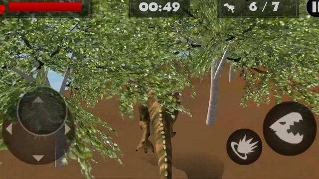Hungry T Rex Island Dinosaur Hunt Android Gameplay Tyrannosaurus Rex Simulator смотреть онлайн