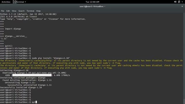 python ImportError: No module named django смотреть онлайн